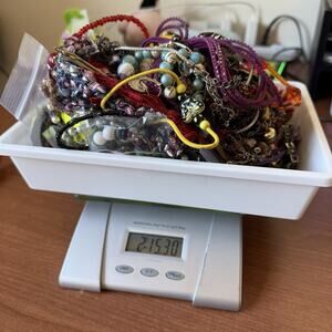 3 Pounds Of Jewelry all Wearable Bracelets Necklaces Earrings Waist Chain